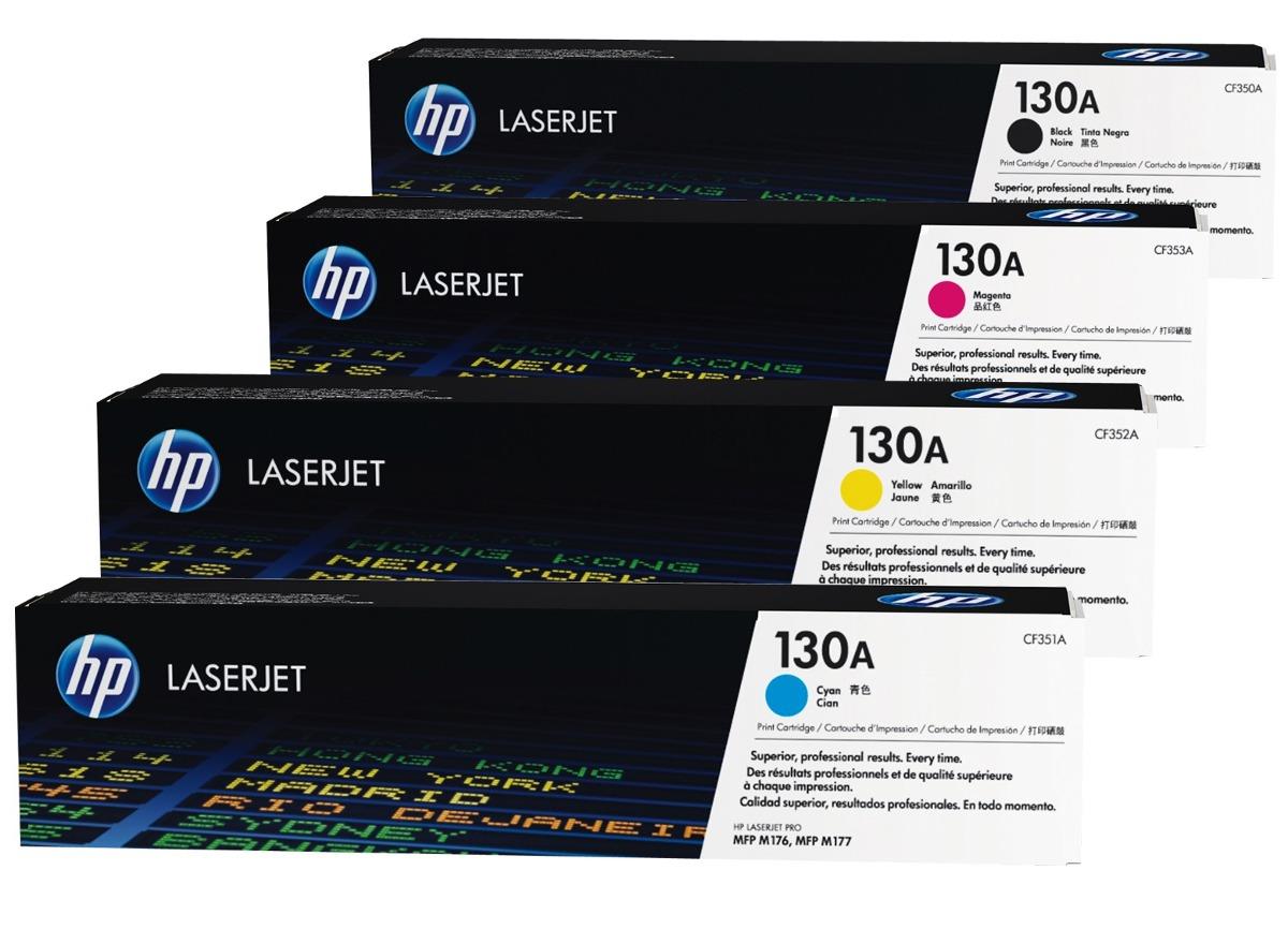 HP 130A Toner Cartridges for HP Colour LaserJet Pro MFP M176/MFP M177