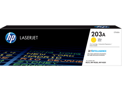 HP 203A Genuine 4-Color set Toner Cartridges for HP Colour LaserJet Pro M254, MFP M280 & M281