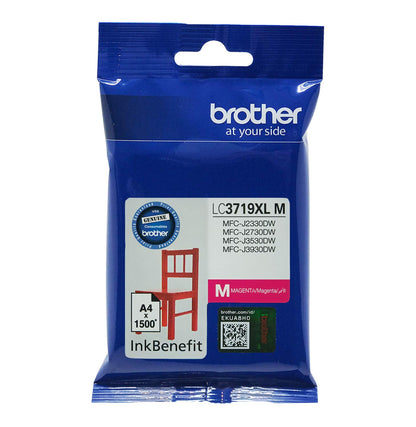Brother LC3719XL 4-Color set of  High Capacity Ink Cartridges for Brother MFC-J2330DW, J3530DW & J3930DW