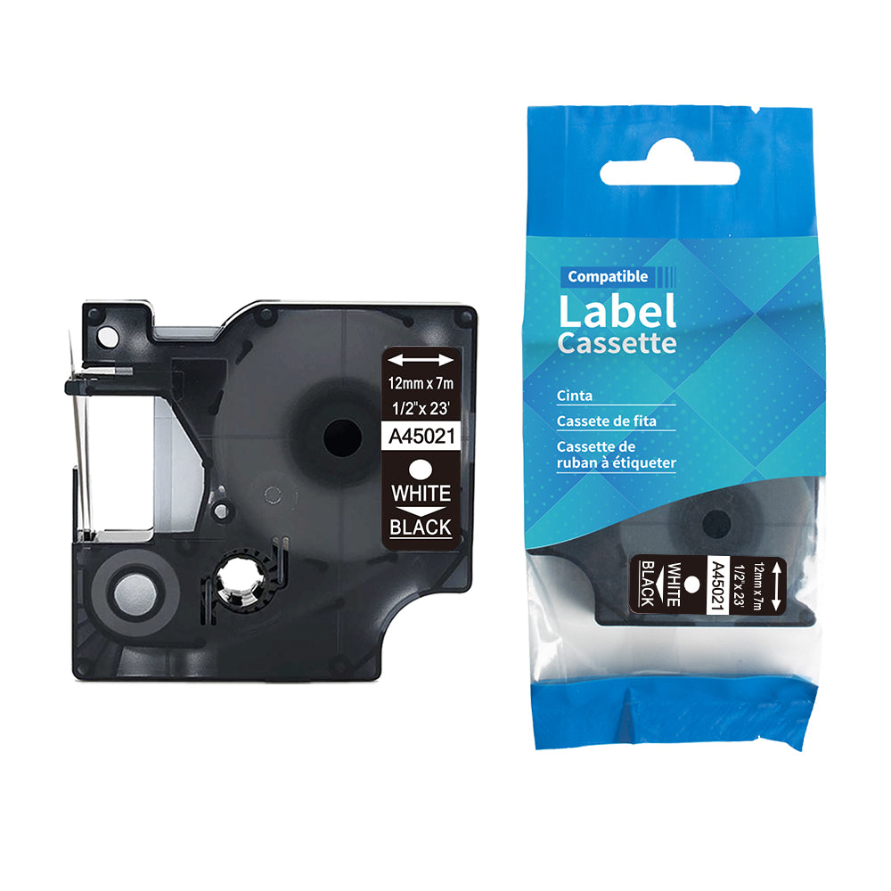 SKY 12mm x 7 meter Label Tape Cartridge for Dymo  Label Printers LM160