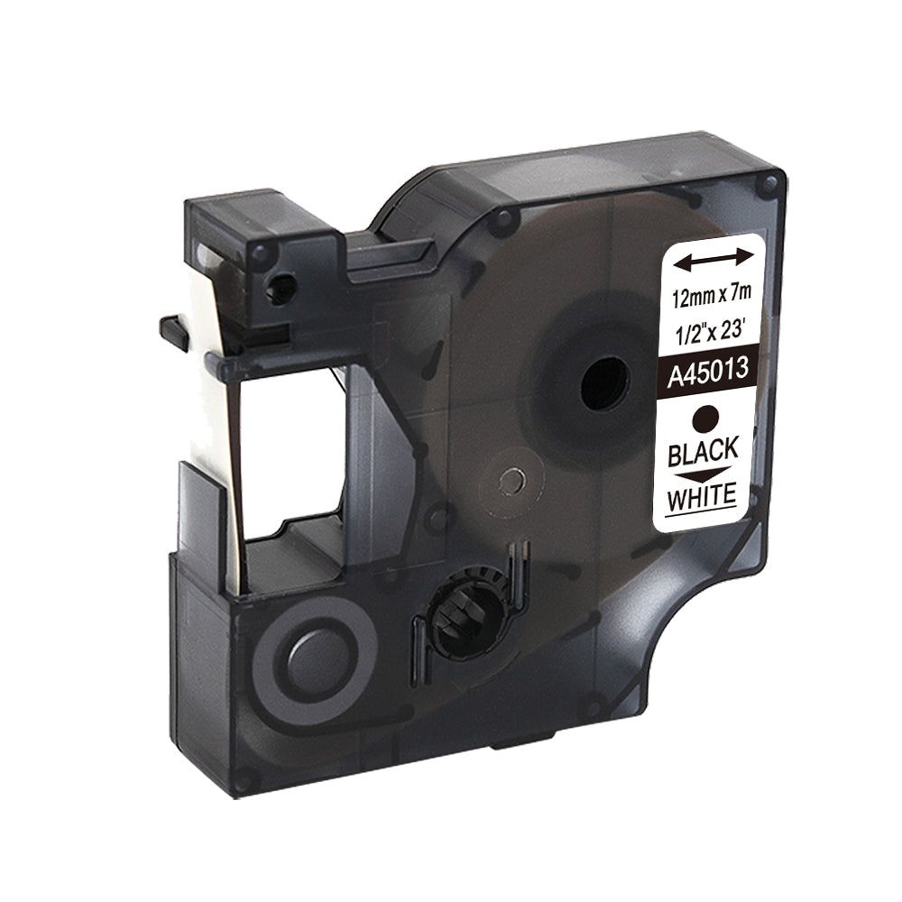 SKY  3-PCS Black on White 12mm x 7 meter Label Tape Cartridge for  Dymo LM160 Label Printer