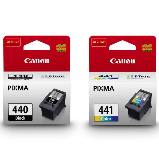 Canon 440 Black and 441 Tricolor Ink Cartridges