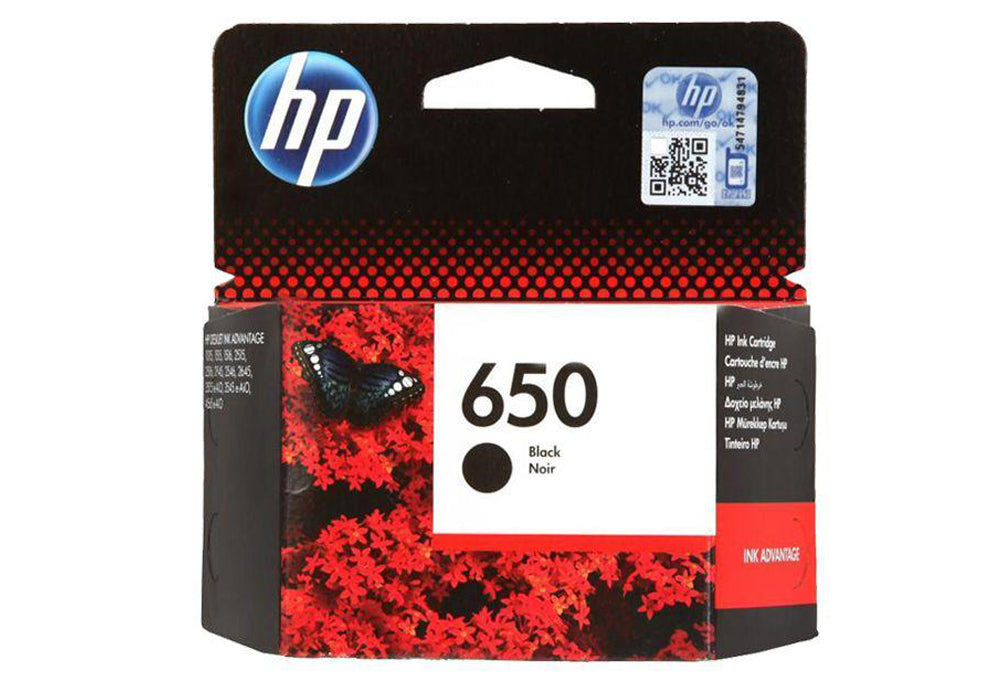 HP 650  and 650 Color Ink Cartridge