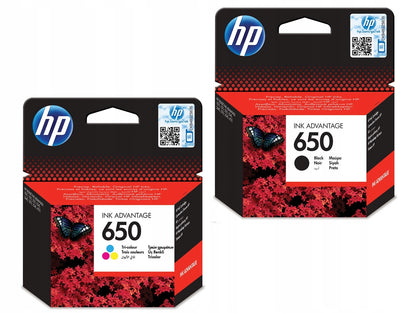 HP 650   Ink Cartridge for HP Deskjet Ink Advantage 3545 Printers