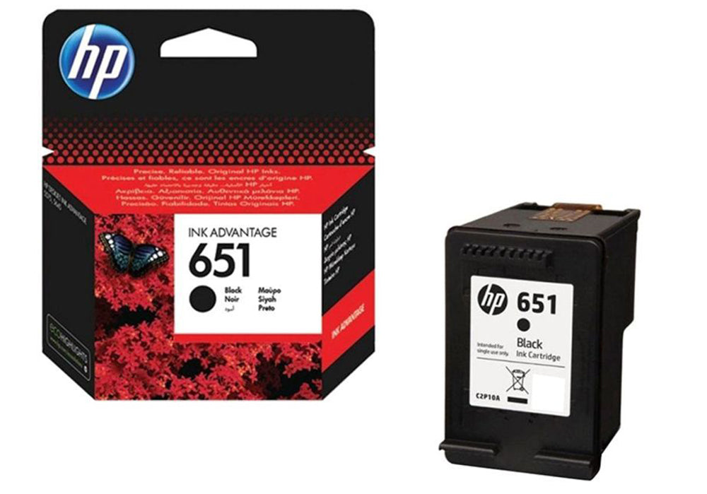 HP 651 Ink Cartridge for HP Ink Advantage  5575 / 5645 and Officejet Pro 202 / 252