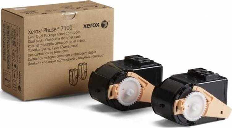 Xerox Phaser 7100 Dual Pack Toner Cartridge