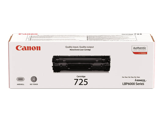 Canon 725 Toner Cartridge for LBP6000 6020 and MF3010 Printers