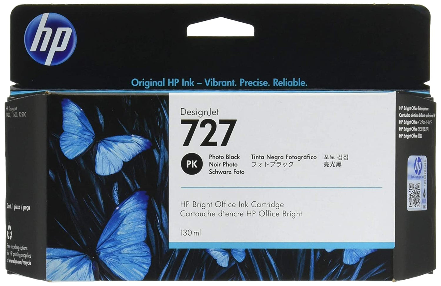 HP 727 Plotter Ink High Capacity 130 ml