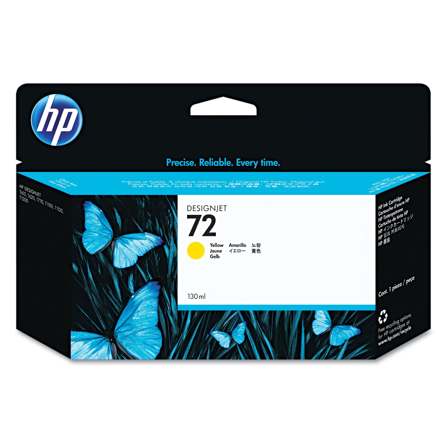 HP 72 Plotter Ink High Capacity 130 ml
