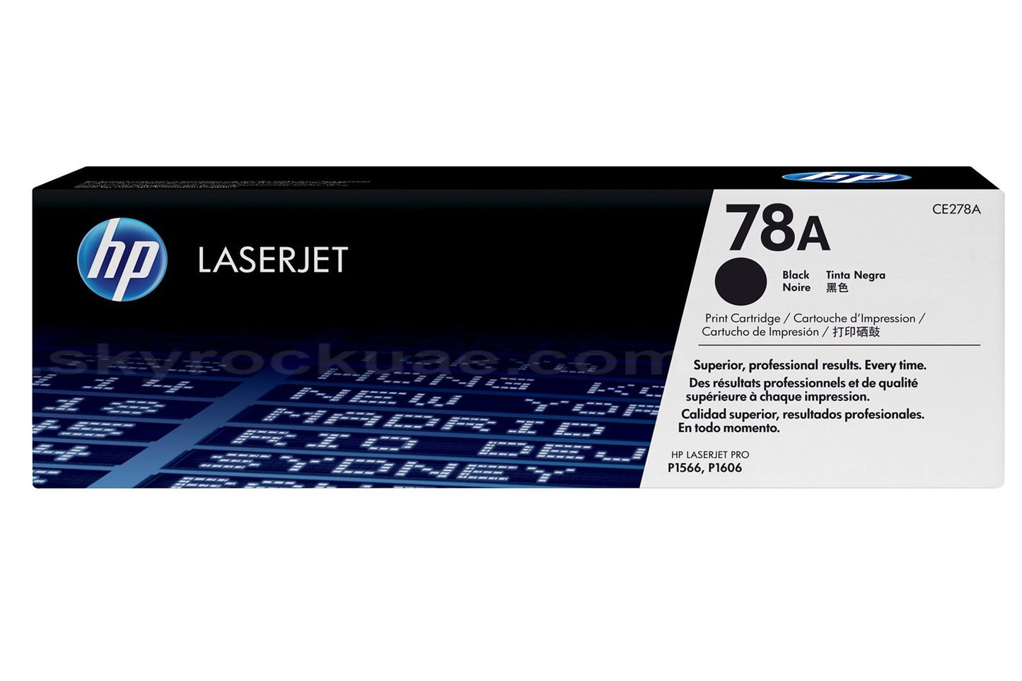 HP  78A Toner Cartridge CE278A  for LaserJet Pro M1536dnf, M1537dnf, M1538dnf, M1539dnf, P1566, and P1606dn