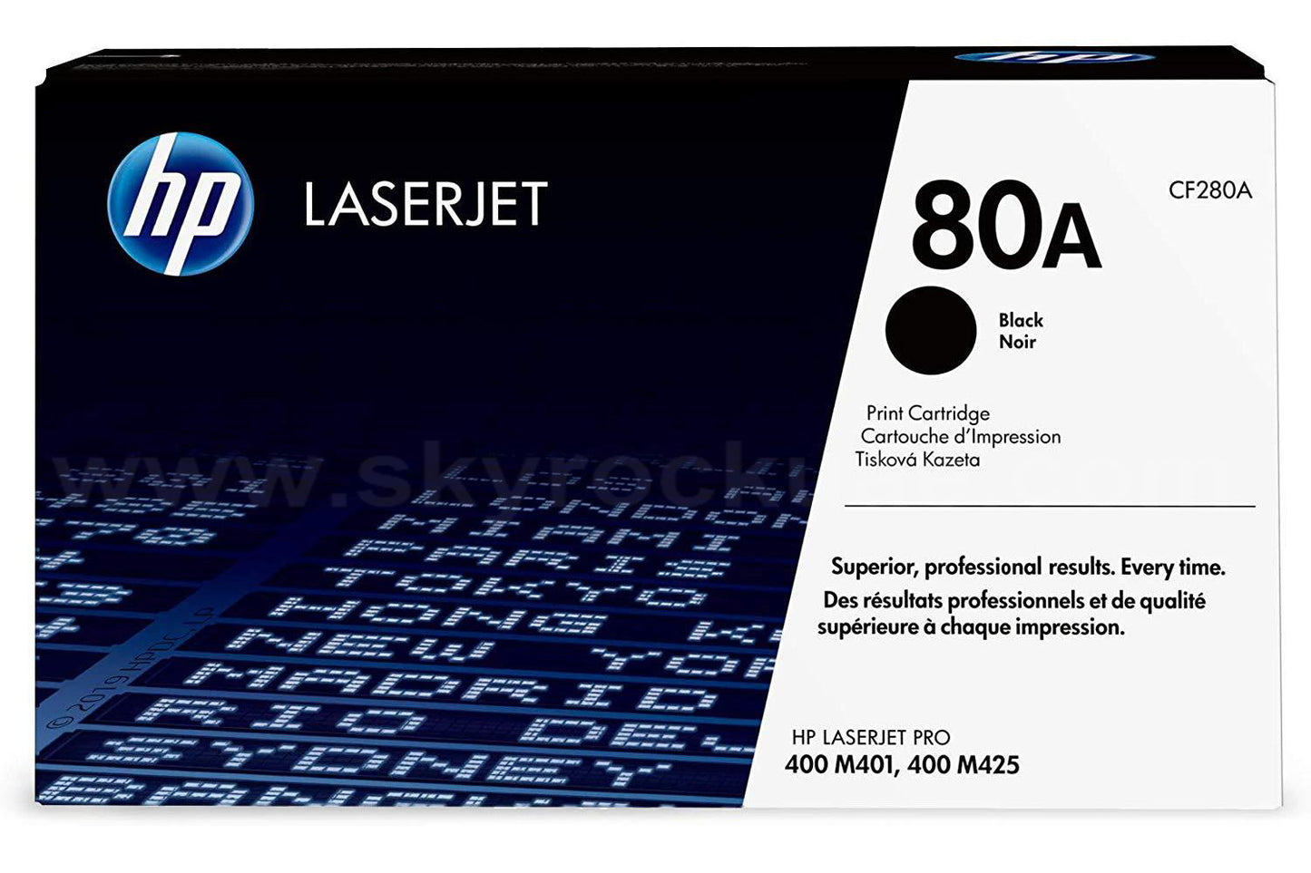 HP  80A Toner Cartridge CF280A for HP Laserjet PRo 400 M401 and MFP 425