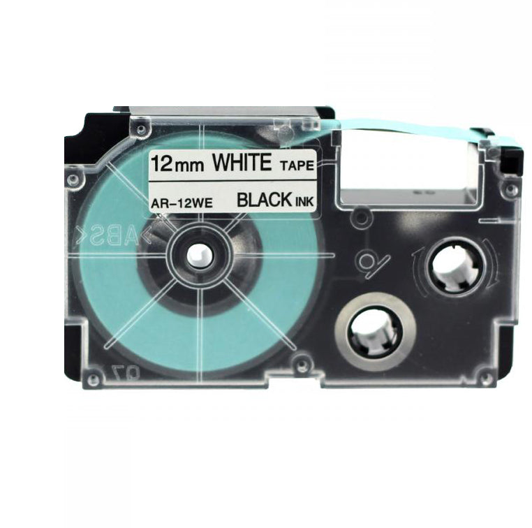 SKY 12mm x 8 meter Label Tape Cartridge for Casio  Label Printers