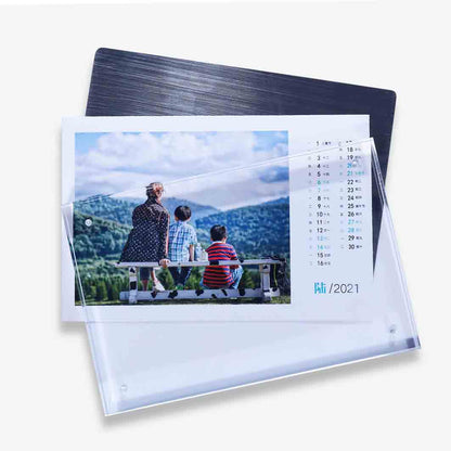 Kodak Crystal Photo Frame Kit 4R - 4 X 15.24 cm With 5 Sheets Photo Paper And Clear Acrylic Block