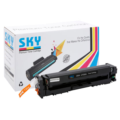 SKY 205A 4-color set Compatible Toner Cartridges for HP Colour LaserJet Pro M180, M181 and M154