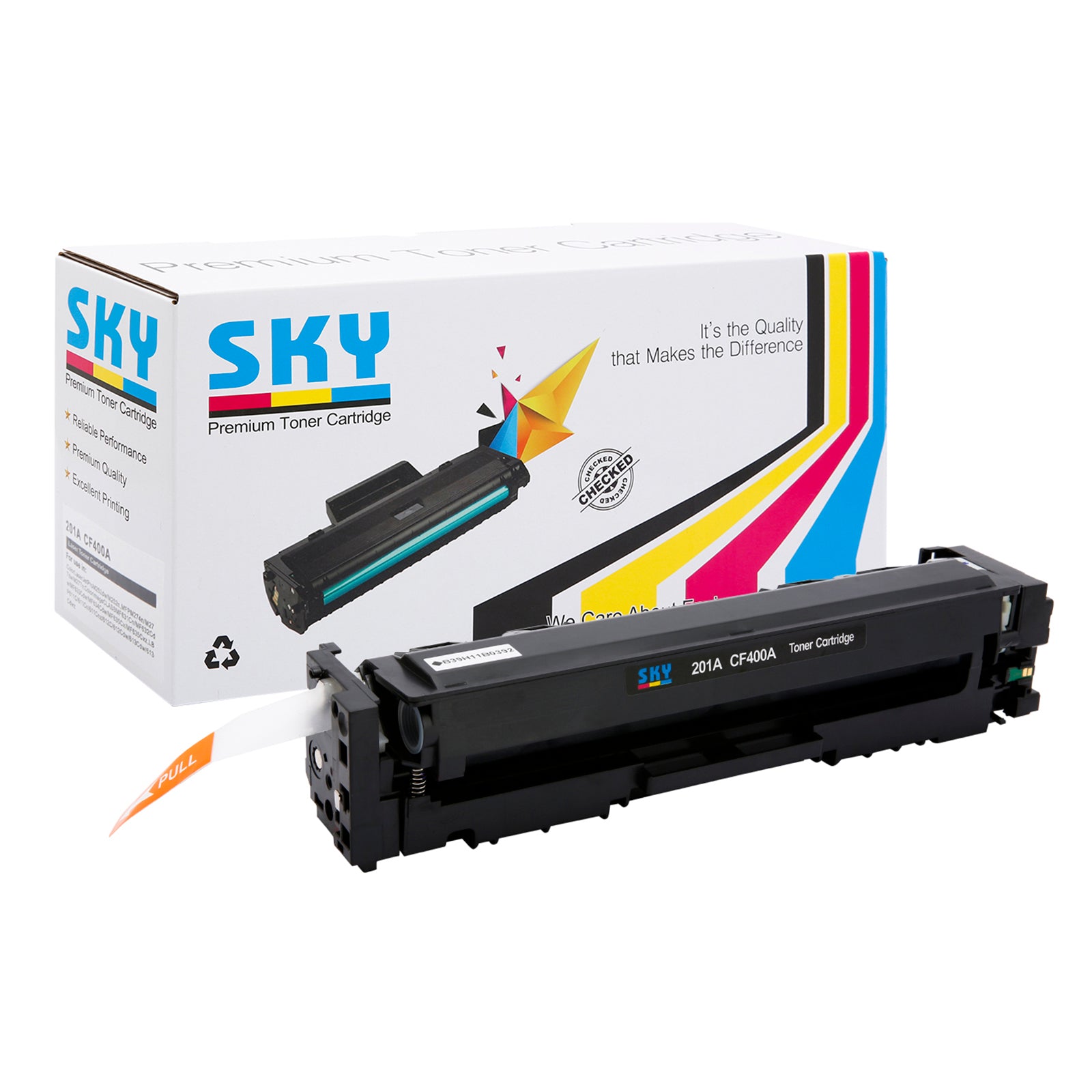 SKY  201A Compatible Toner Cartridges for HP Colour LaserJet Pro M252, M274 and M277