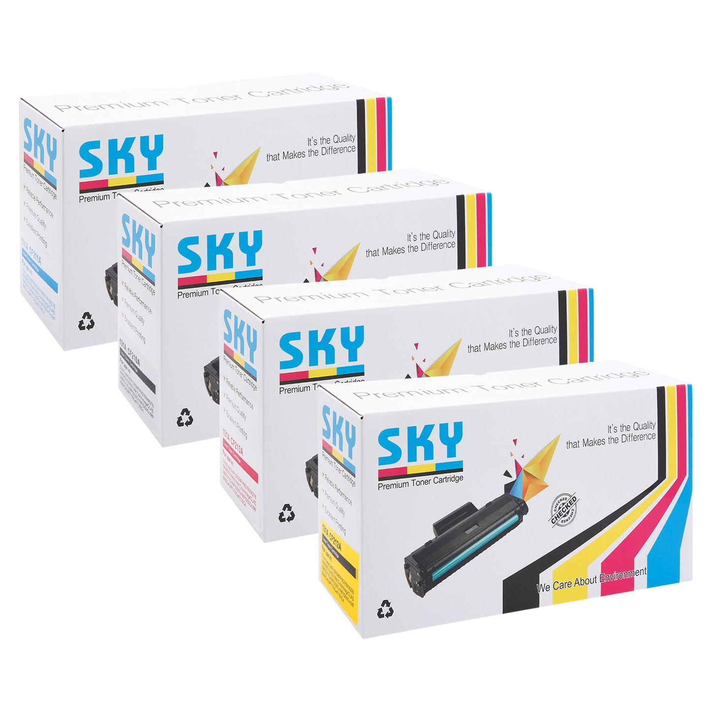 SKY 125A Compatible Toner Cartridge for HP Color Laserjet CM1312 CP1215 CP1515 CP1518