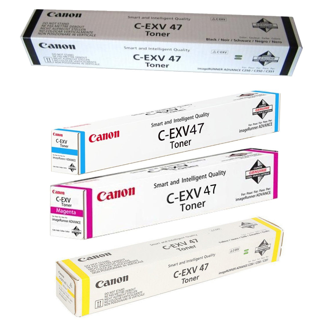 Canon CEXV47 Color Toner Cartridge  for Use in Image Runner - IR Adv C250 C255 C350 C351 C355