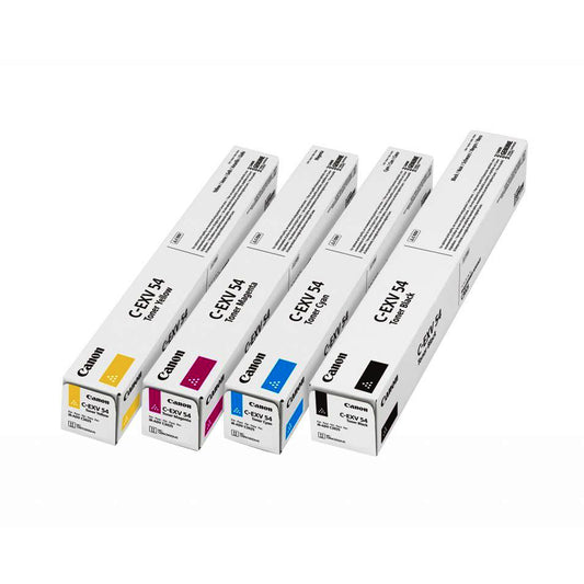 Canon CEXV54 -4-Color set  Toner Cartridge  for Use in Image Runner - IR Adv C3025 C3125 C3226