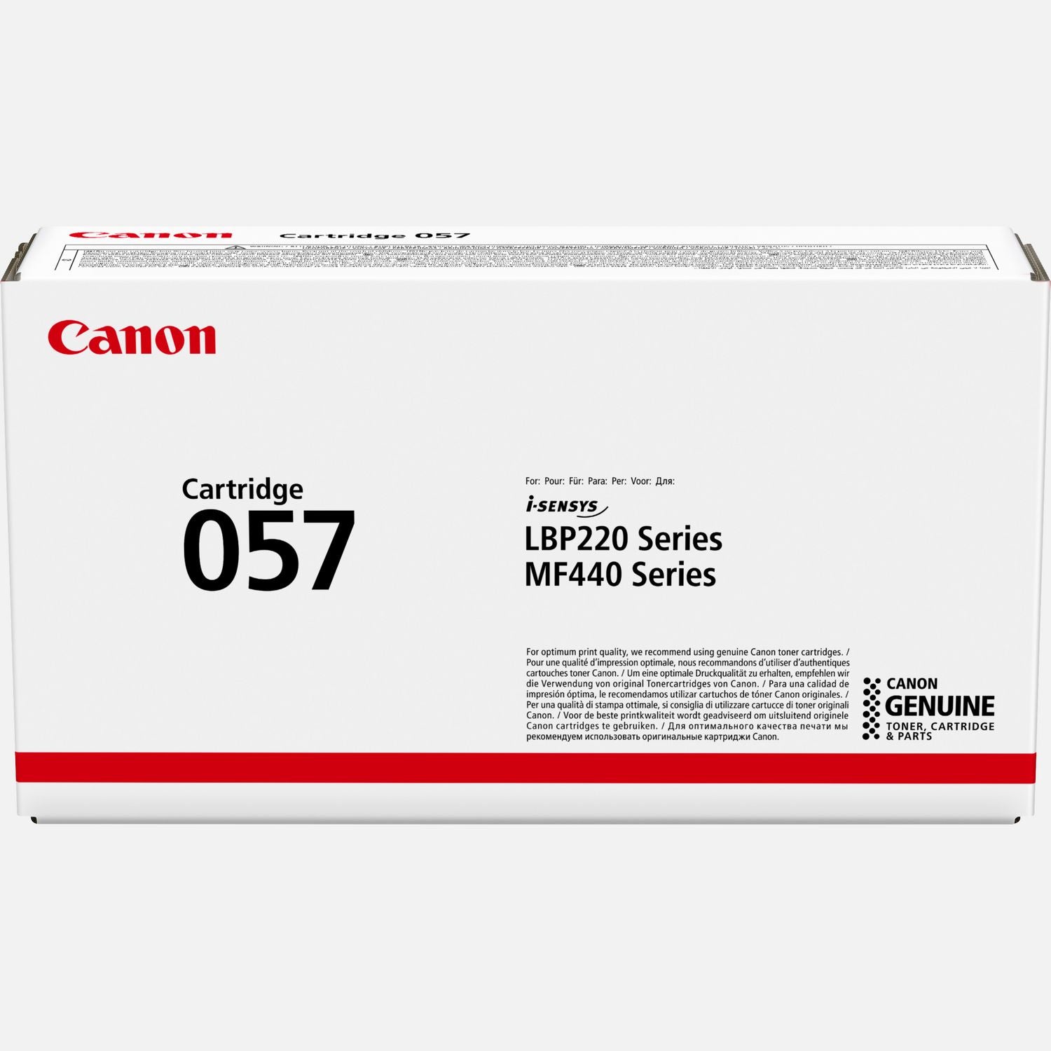 Canon i-SENSYS 057 Toner Cartridge, Black for LBP LBP223, LBP226 MF443 M445