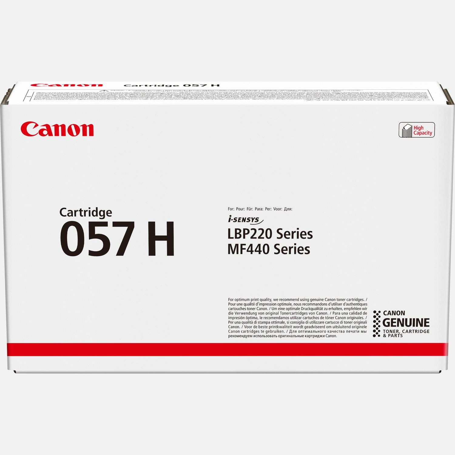 Canon i-SENSYS 057H High Capacity Toner Cartridge, Black for LBP LBP223, LBP226 MF443 M445