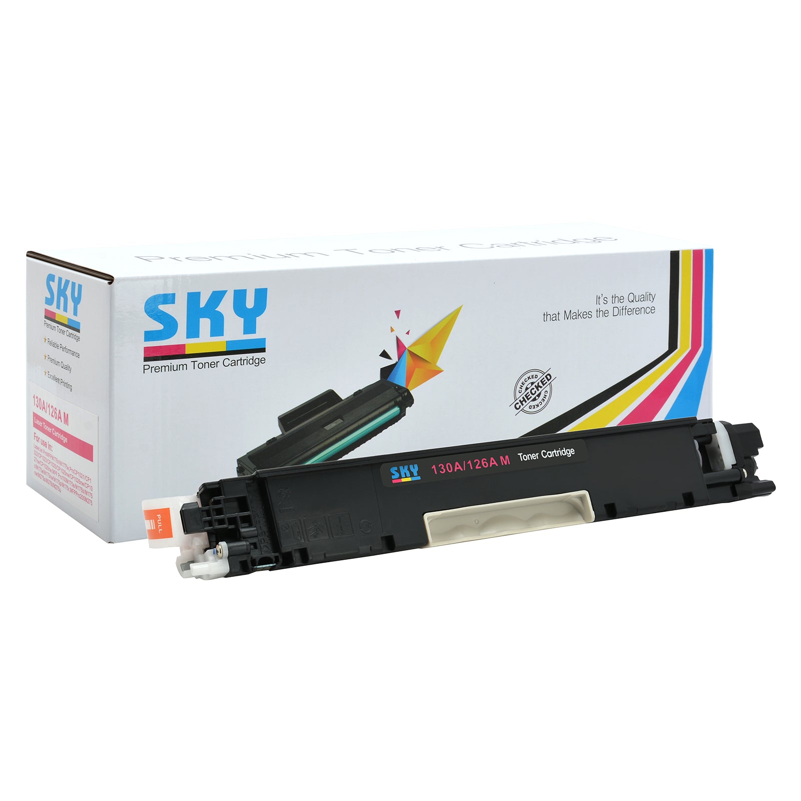 SKY 130A  Magenta Toner Cartridges for HP Colour LaserJet Pro MFP M176/MFP M177