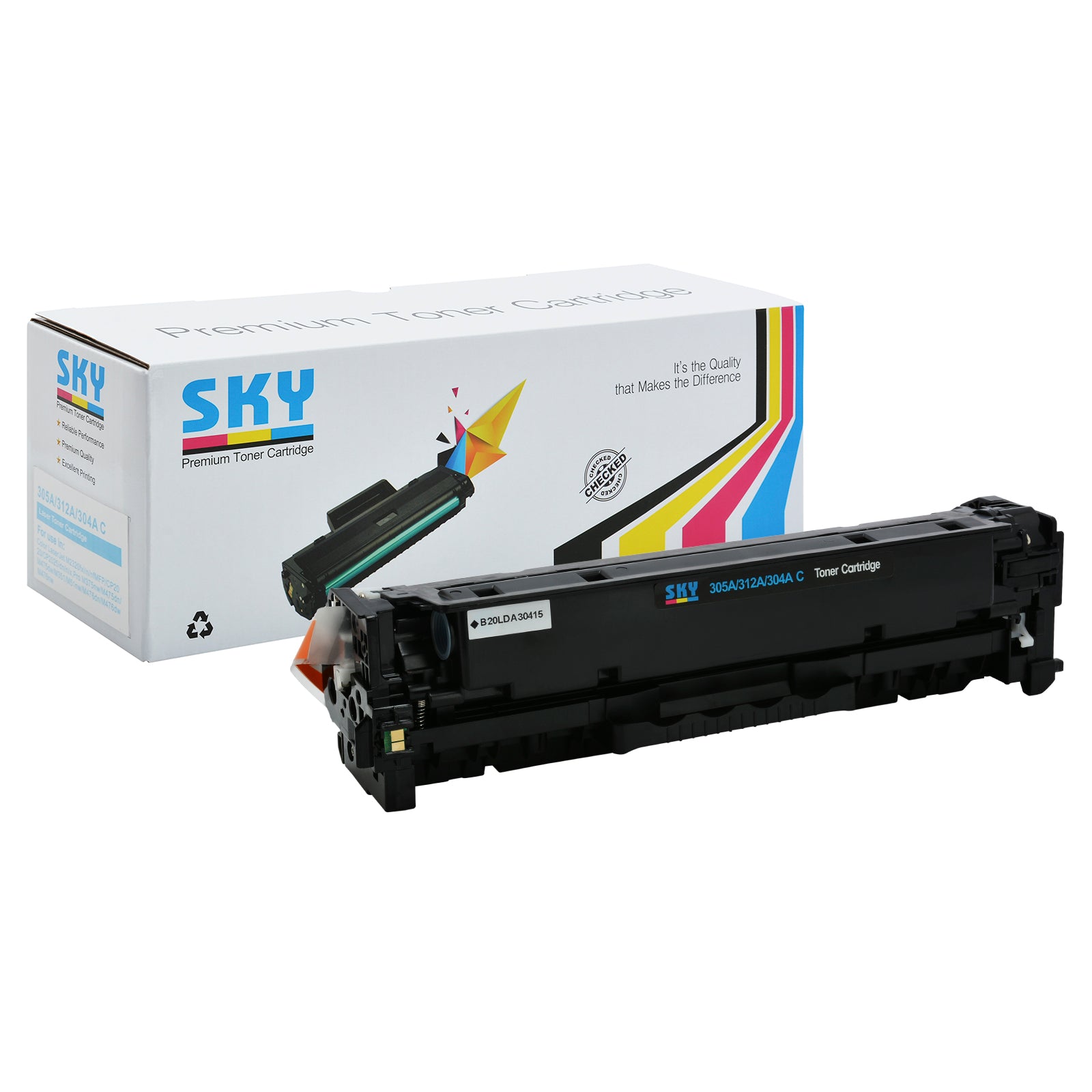 SKY 304A  Compatible  Toner Cartridge for HP Color LaserJet CP2025 and CM2320
