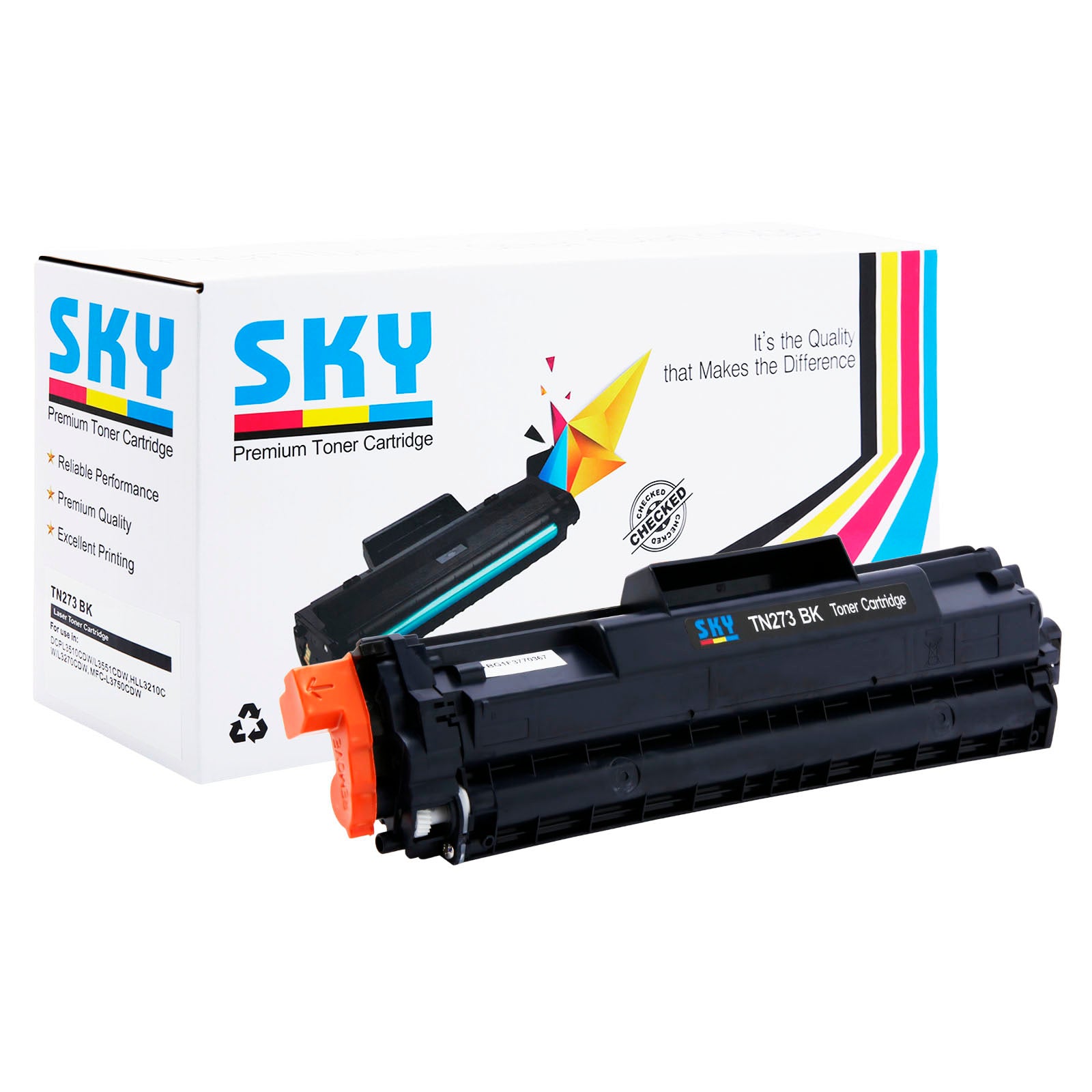 SKY TN-273 Compatible Toner Cartridge for Brother MFC-L3750CDW  DCP-L3551CDW L3510CDW & HL-L3270CDW