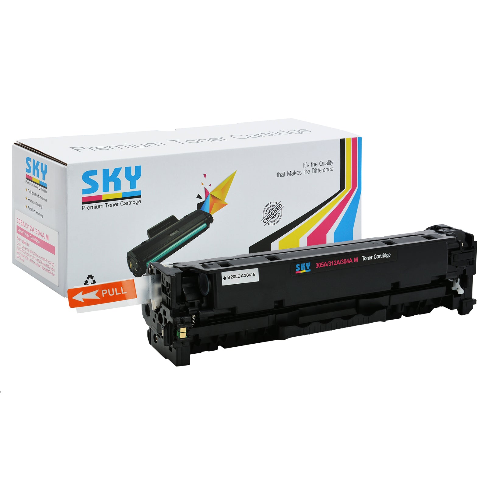 SKY 304A  Compatible  Toner Cartridge for HP Color LaserJet CP2025 and CM2320