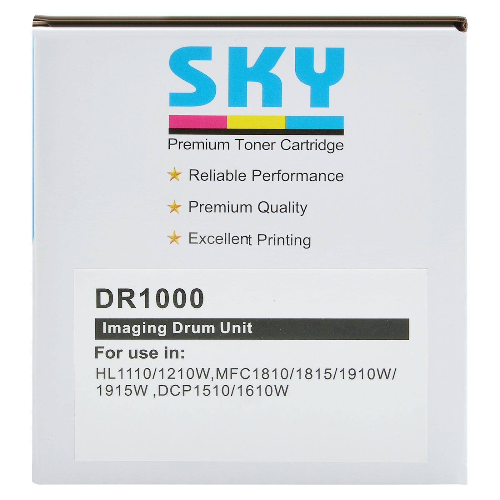 SKY DR-1000 Compatible Drum Unit for  HL-1110 HL-1210W DCP-1510 DCP-1610W MFC-1910W MFC-1815 MFC-1810
