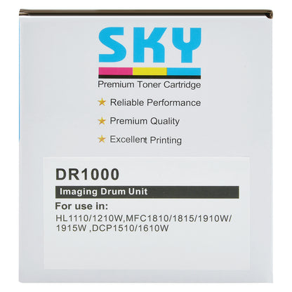 SKY DR-1000 Compatible Drum Unit for  HL-1110 HL-1210W DCP-1510 DCP-1610W MFC-1910W MFC-1815 MFC-1810