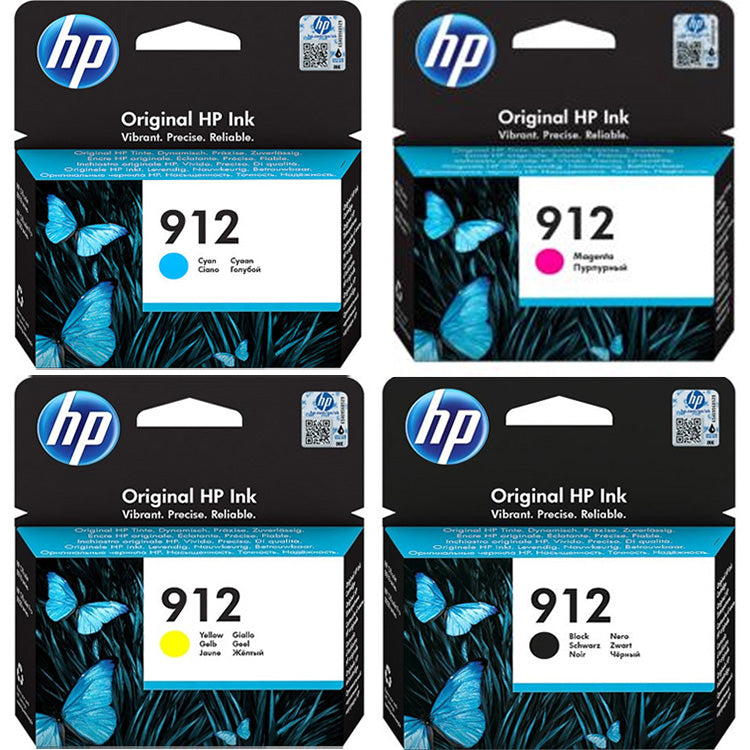 HP 912 Ink Cartridges for HP OfficeJet Pro 8022  8012 8017 printers