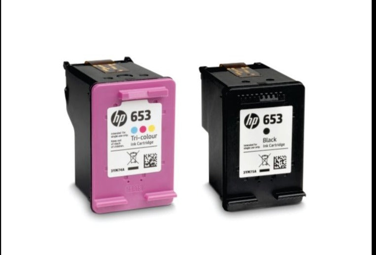 HP 653 Ink Cartridge for  HP Deskjet Plus Ink Advantage 6075 and 6475