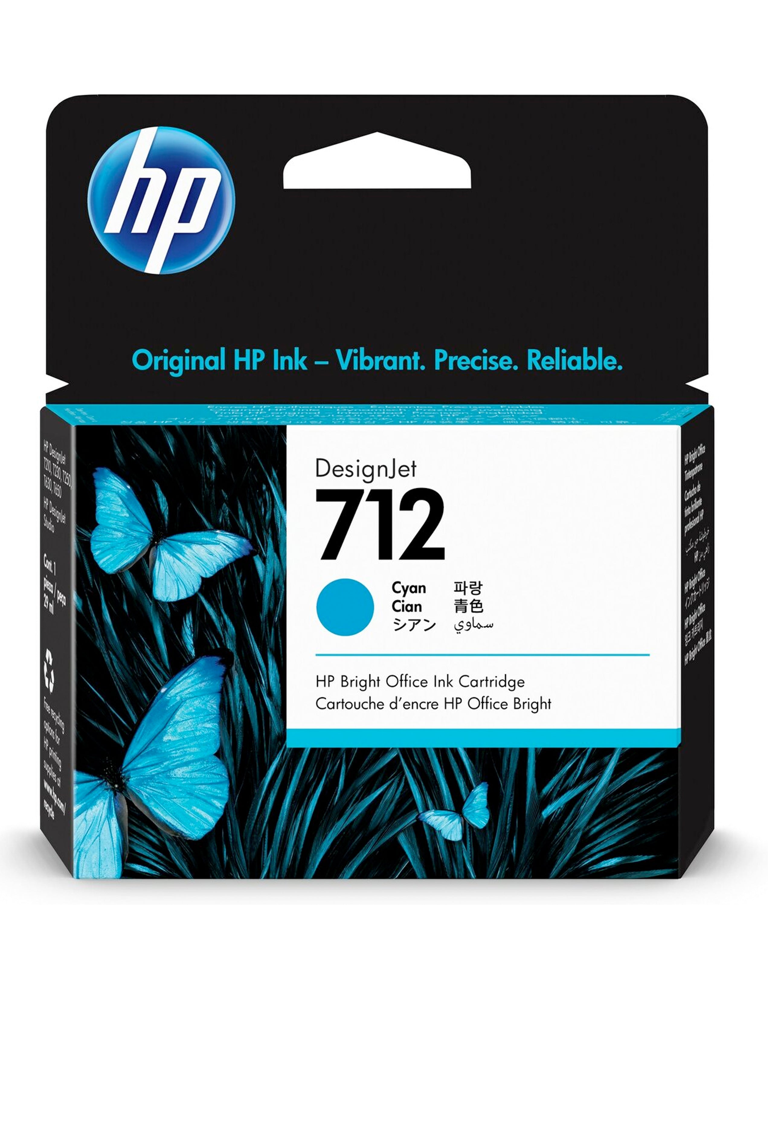 HP 712 Ink Cartridges for HP DesignJet T210 T230 T250 T630 T650