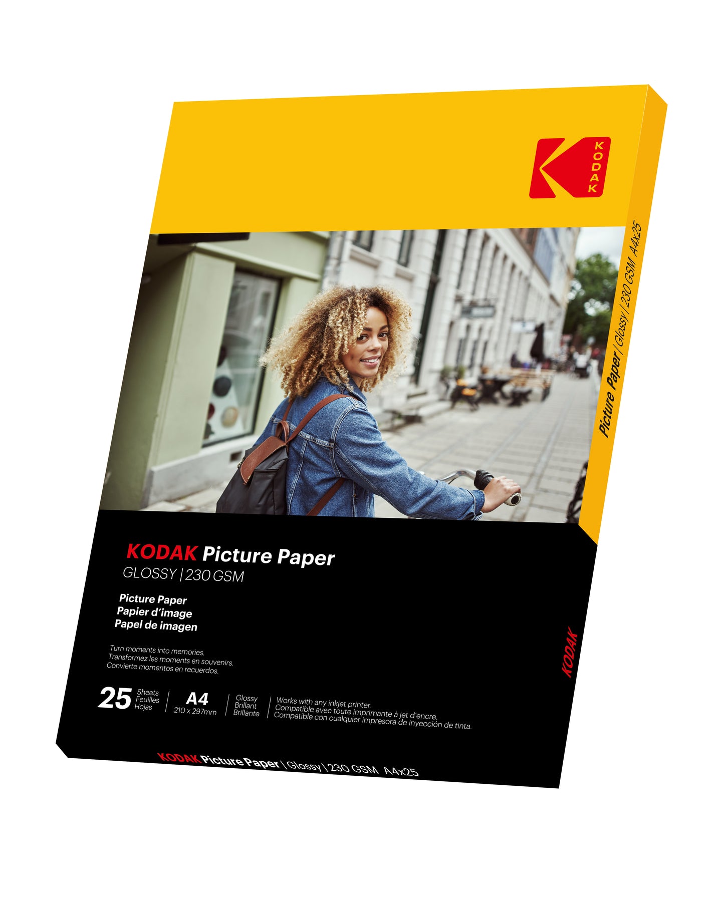 Kodak Picture Paper  Glossy  230 gsm  A4 Size x 25 Sheets