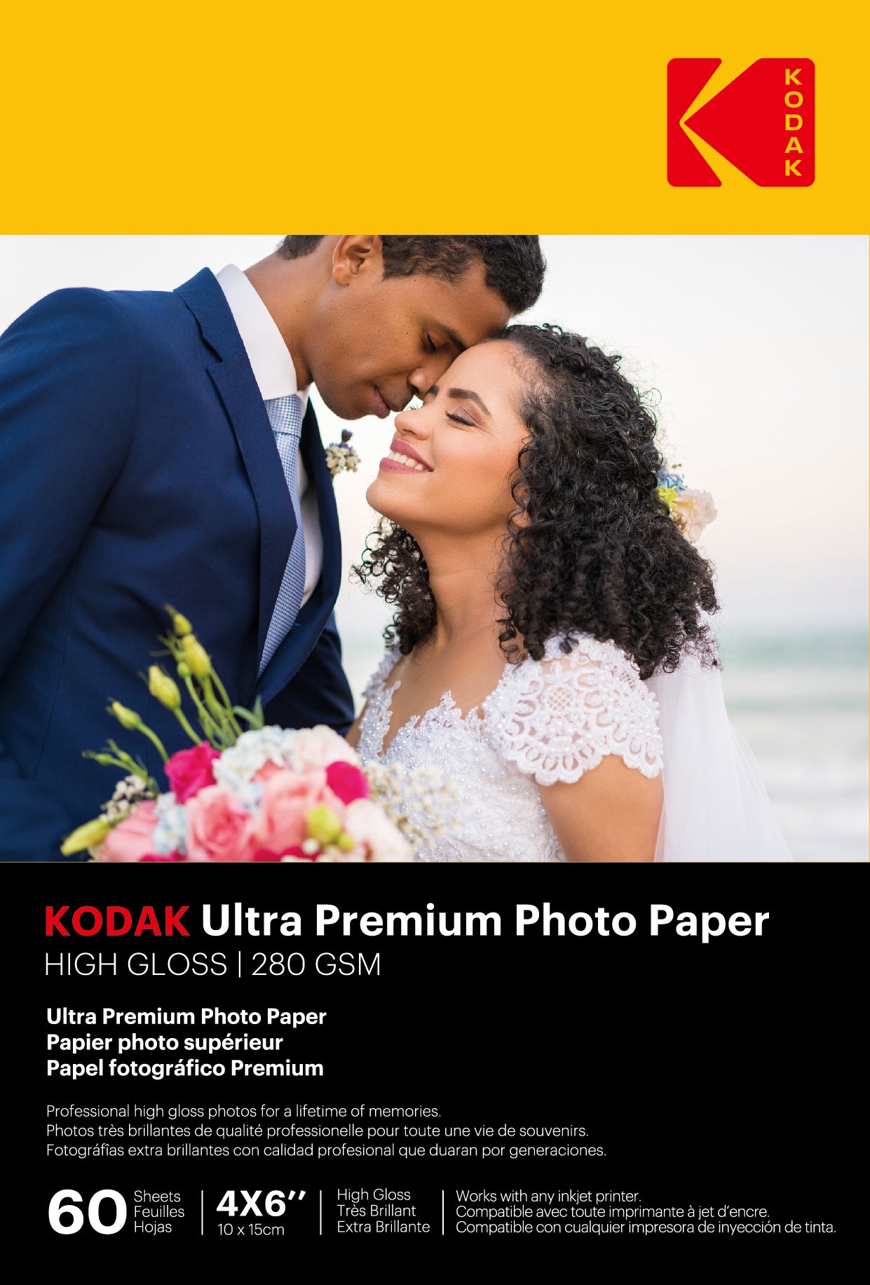 Kodak Ultra Premium Photo Paper 280gsm  4R  - 4" x 6"  60 Sheets