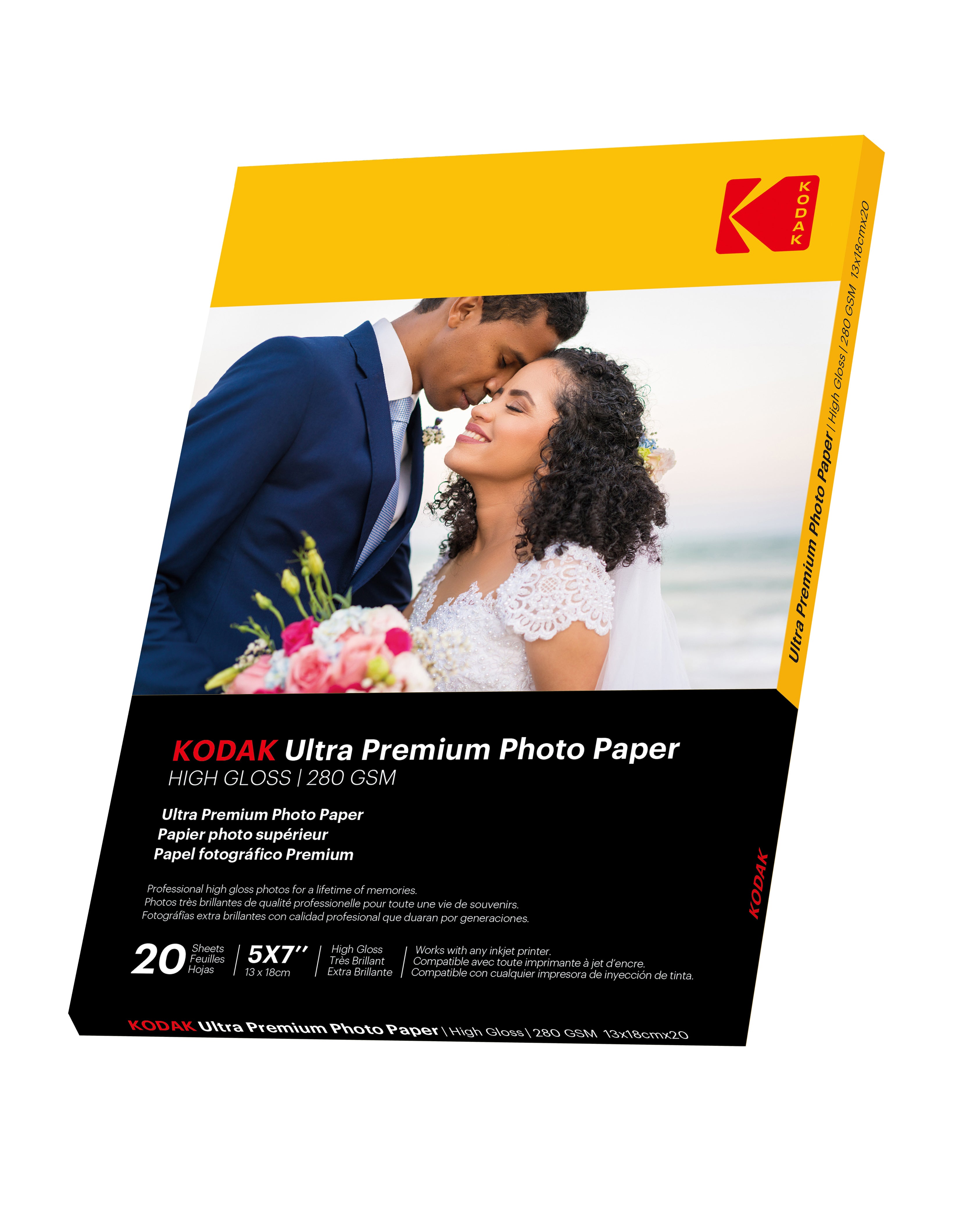 Kodak Ultra Premium Photo Paper 280gsm  5R  - 5" x 7"  20 Sheets