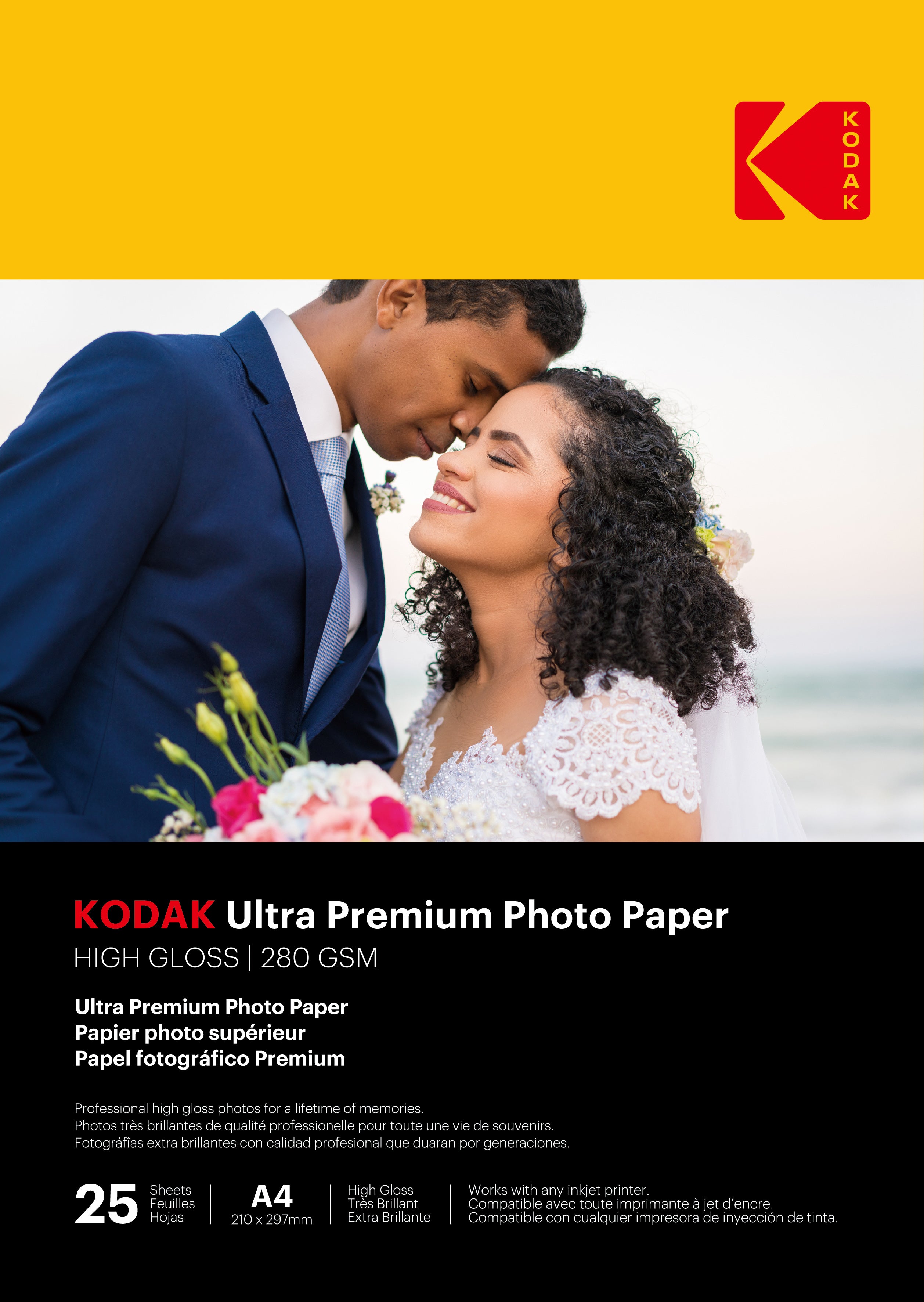 Kodak Ultra Premium Photo Paper 280gsm  A4  25 Sheets