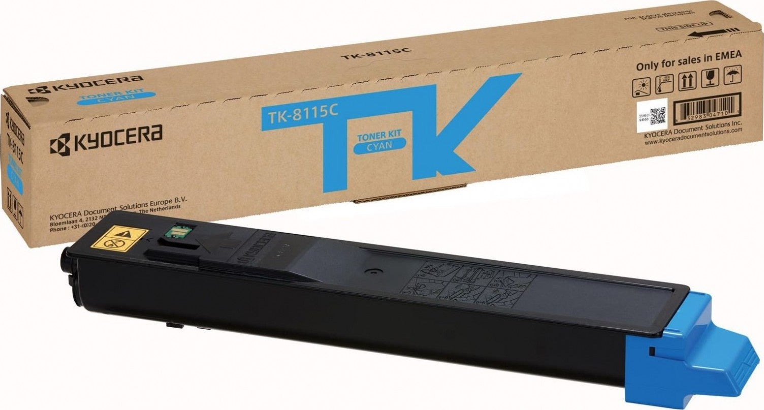 Kyocera TK-8115 Toner Cartridge for Kyocera ECOSYS M8124cidn and M8130cidn