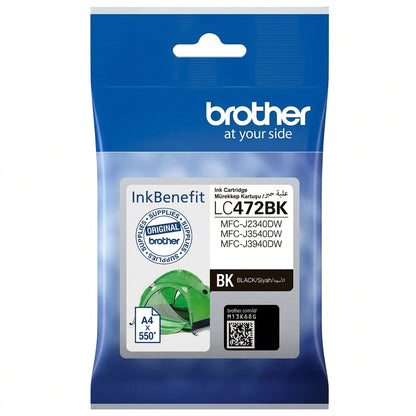 Brother LC472 Black Ink Cartridge for Brother  MFC-J2340DW J3540DW and J3940DW Printers