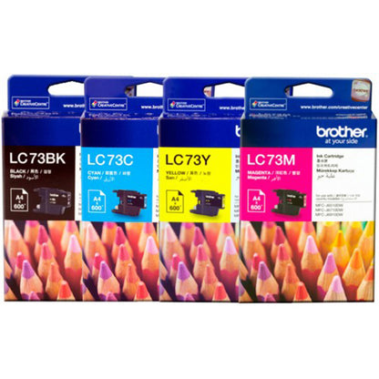 Brother LC-73 4-Colour Ink Cartridge Set for MFC-J6510DW, MFC-J6910DW, buy in Dubai, UAE  