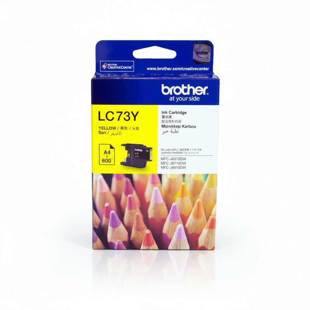 Brother LC-73 Yellow Ink Cartridge for MFC-J6510DW, MFC-J6910DW, buy in Dubai, UAE