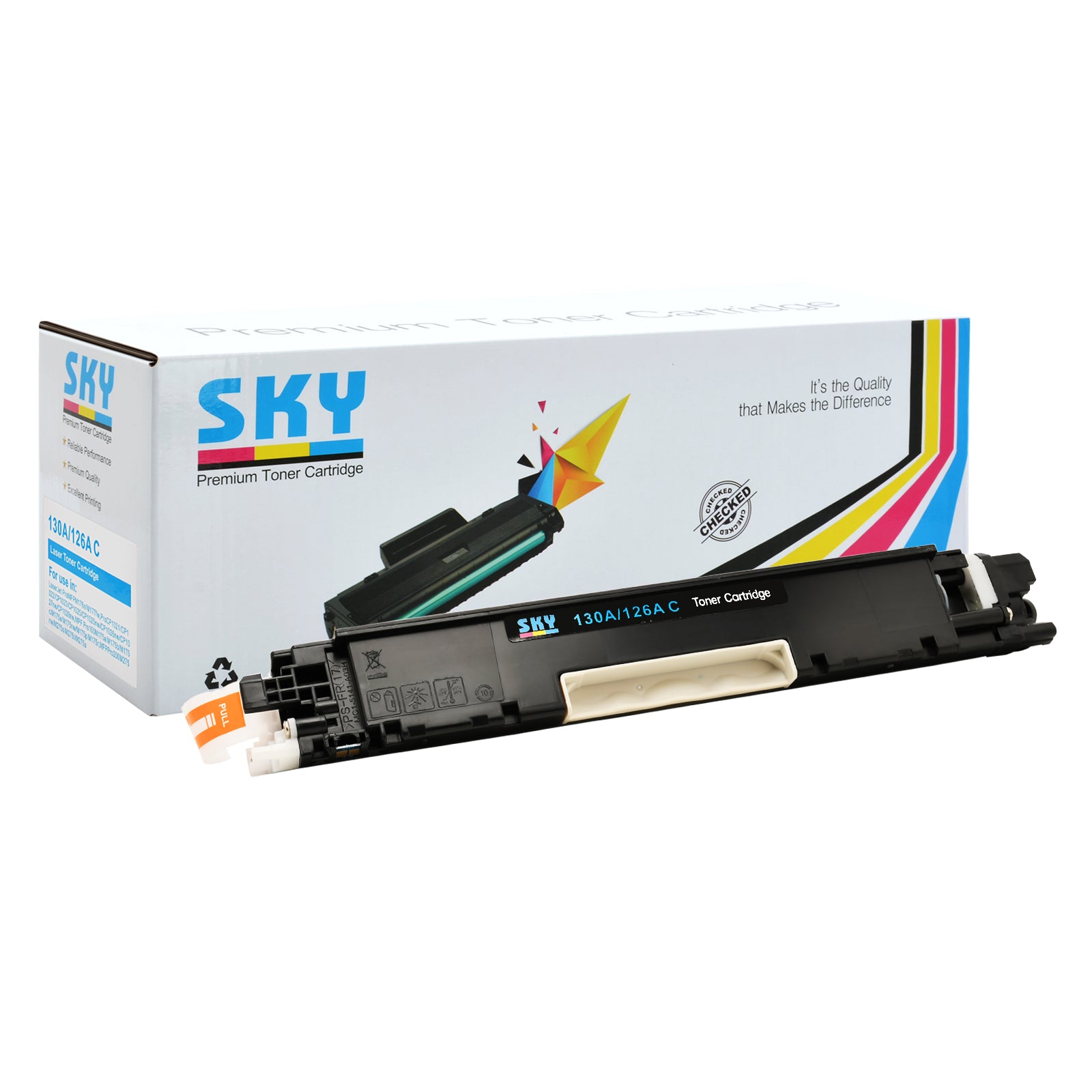 SKY 130A  Cyan Toner Cartridges for HP Colour LaserJet Pro MFP M176/MFP M177