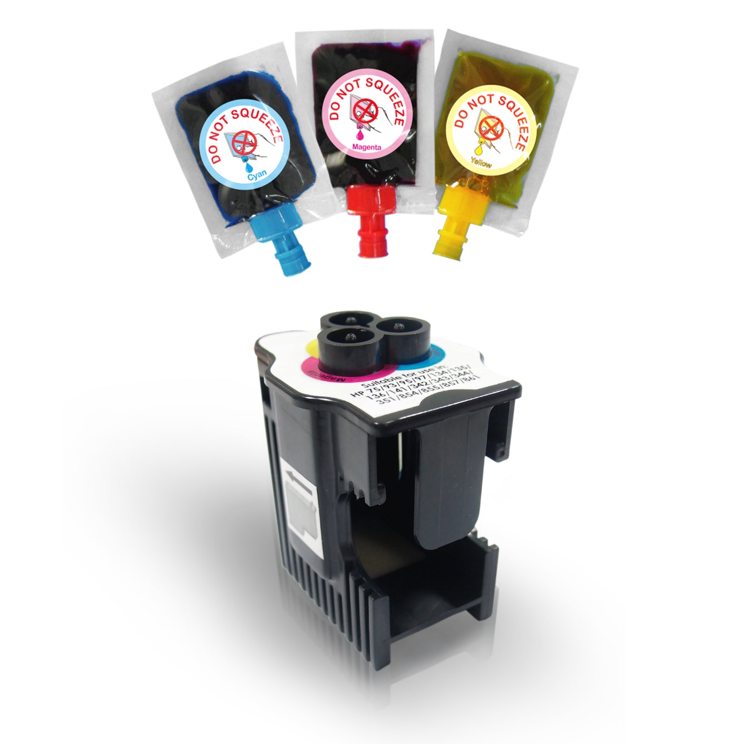 Ink Refill Kit for Refilling Ink Cartridges Color (Tricolor) – SKYROCKUAE