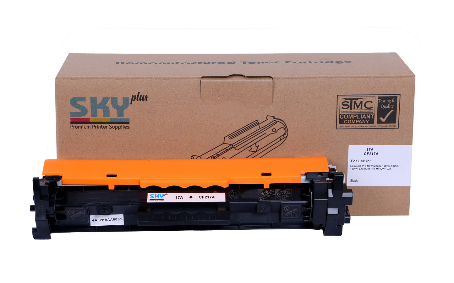 Sky Plus 17A Remanufactured Toner Cartridge for  Pro M102 and M130 Printer