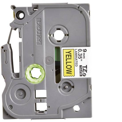 Brother TZe-621 9mm Black on Yellow