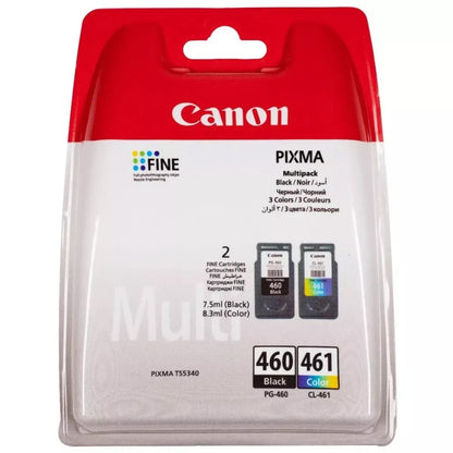 Canon  460/461 Combo Pack Ink Cartridges for  Pixma TS5340 and TS7440