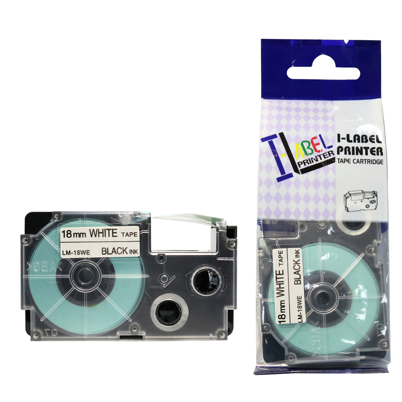SKY 18mm x 8 meter Label Tape Cartridge for Casio  Label Printers