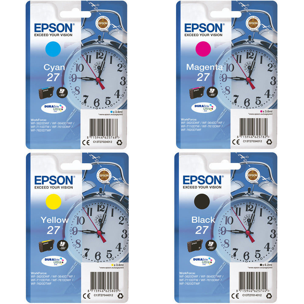 Epson 27 Ink Cartridge for Epson Workforce WF-7620 Multifunction Printer