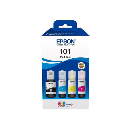 EPSON 101 4-Color Combopack for  Epson EcoTank  L4150 L4160 L6160 L6170 L6190