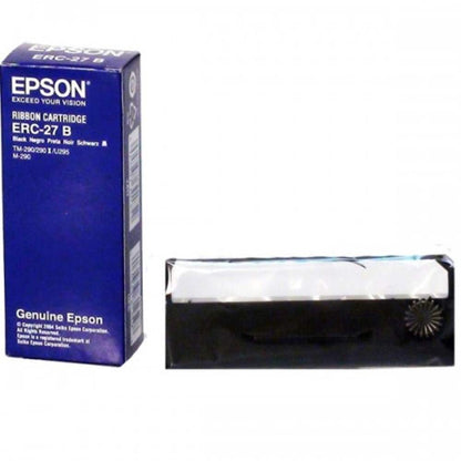 Epson ERC-27 Black Ribbon Cartridge C43S015366 for TM-290 TM-U295 - Available in UAE